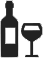 botella y copa